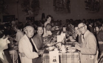  1955 First Lunch in Butlin's Holiday Camp Clacton  