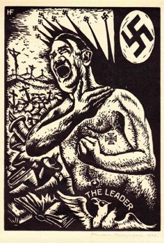  Der Fuhrer. Signed and dated 1943 