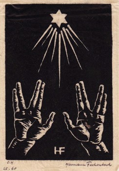  Blessing 1933. Lino Cut edition of 25/60 